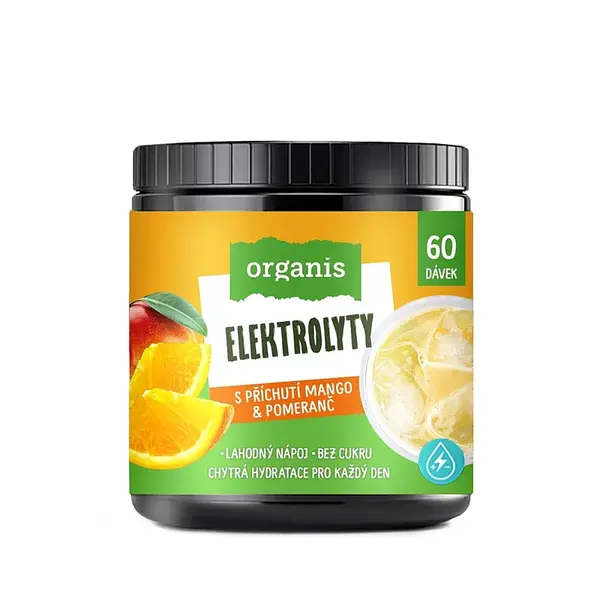 ORGANIS Elektrolyty mango a pomeranč 314 g