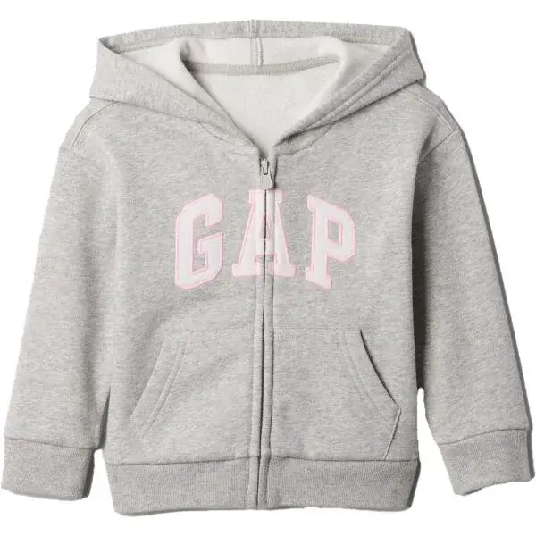 GAP V-LOGO FZ Dětská mikina, šedá, velikost 4Y