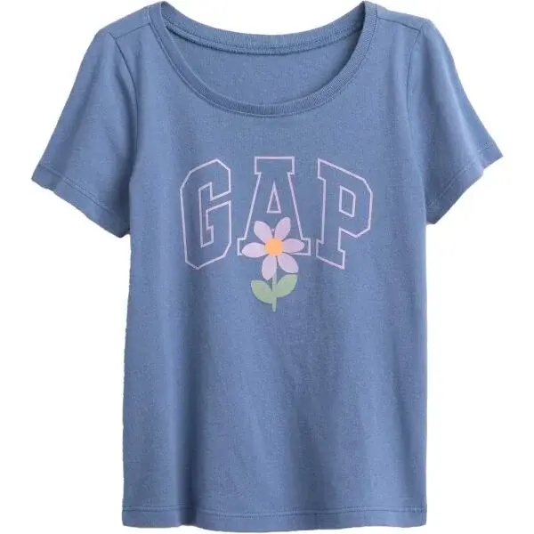 GAP V-LOGO TEE Dětské tričko, modrá, velikost