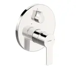 Hansa Ligna - Baterie pod omítku pro 2 spotřebiče, chrom 83859503