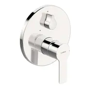 Hansa Ligna - Baterie pod omítku pro 2 spotřebiče, chrom 83859503