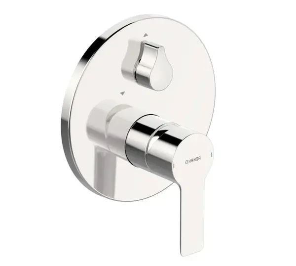 Hansa Ligna - Baterie pod omítku pro 2 spotřebiče, chrom 83859503