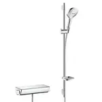 Hansgrohe Raindance Select E - Sprchový set 120 s termostatem Ecostat Select, 3 proudy, bílá/chrom 27039400