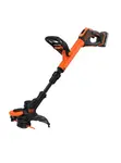 BLACK+DECKER Zahradní technika - 18V AKU strunová sekačka, záběr 28 cm, 1x aku 2,0 Ah Li-Ion, nabíječka BCSTR918D1-QW