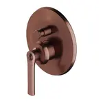 OMNIRES Armance - Baterie pod omítku, pro 2 spotřebiče, s tělesem, kartáčovaná měď AM5235ORB