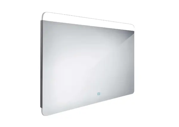 Nimco Zrcadla - Zrcadlo s LED osvětlením, 100x70 cm, dotykový senzor, hliník ZP 23004V