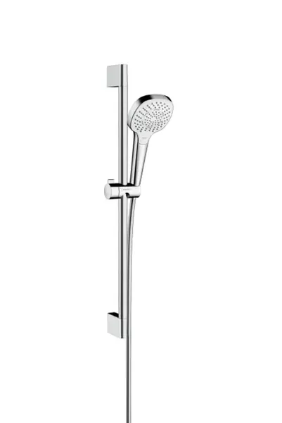Hansgrohe Croma Select E - Set sprchové hlavice, 3 proudy, tyče a hadice, bílá/chrom 26580400