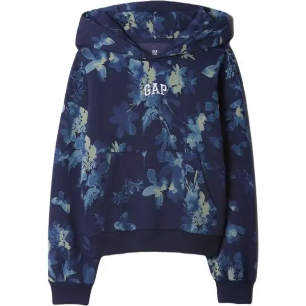 GAP FA24 LOGO Dievčenská mikina, tmavo modrá, veľkosť