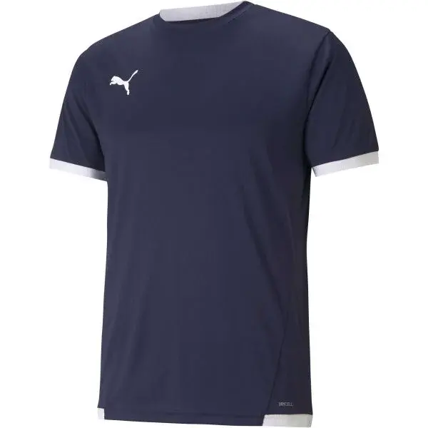 Puma TEAM LIGA JERSEY Pánske futbalové tričko, tmavo modrá, veľkosť XXL