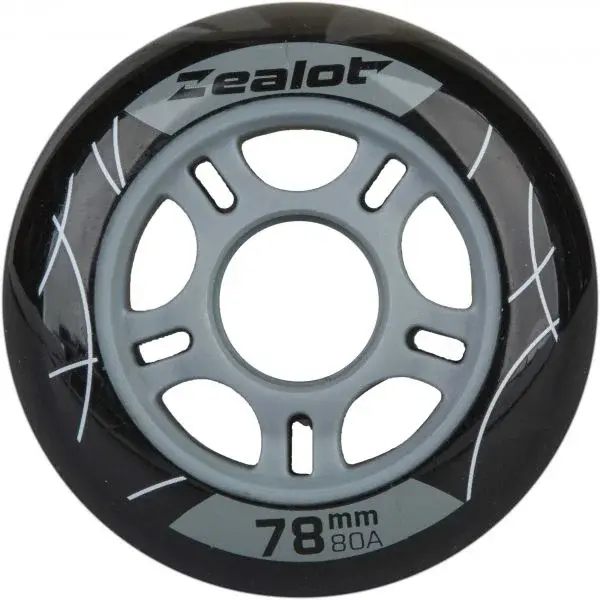 Zealot 78-80A WHEELS 4PACK In-line kolieska, čierna, veľkosť