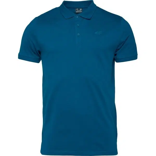 4F POLO SHIRT Pánske polo tričko, tmavo modrá, veľkosť