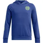 Under Armour RIVAL FLEECE SPIRALLOGO Chlapčenská mikina, modrá, veľkosť L