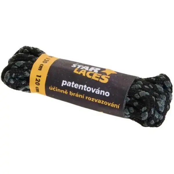 PROMA STAR LACES 140 cm Šnúrky, sivá, veľkosť