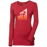 PROGRESS SONJA BOULDER Dámske bambusové tričko, červená, veľkosť