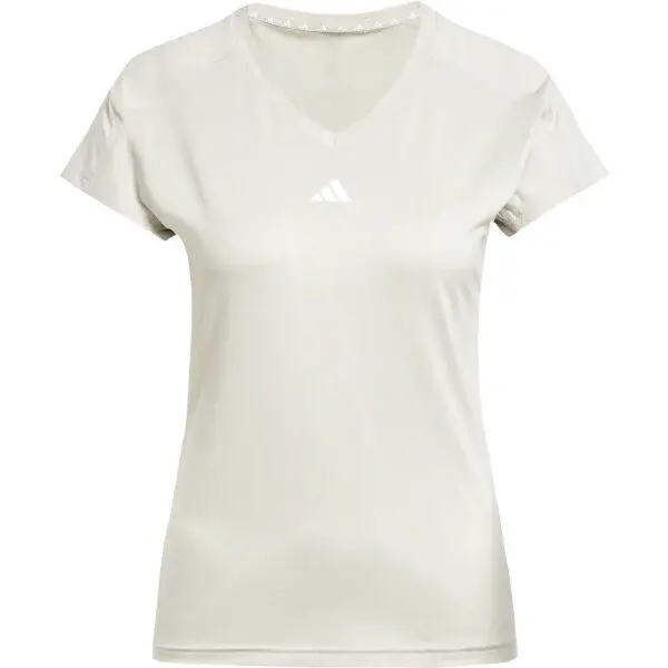 adidas TRAIN ESSENTIALS TEE Dámske športové tričko, béžová, veľkosť