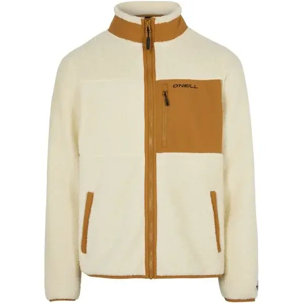 O'Neill SHERPA FZ FLEECE Pánska mikina, béžová, veľkosť