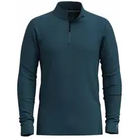 Smartwool CLASSIC A-S MERINO BL 1/4 ZIP Pánske spodné tričko, tmavo modrá, veľkosť