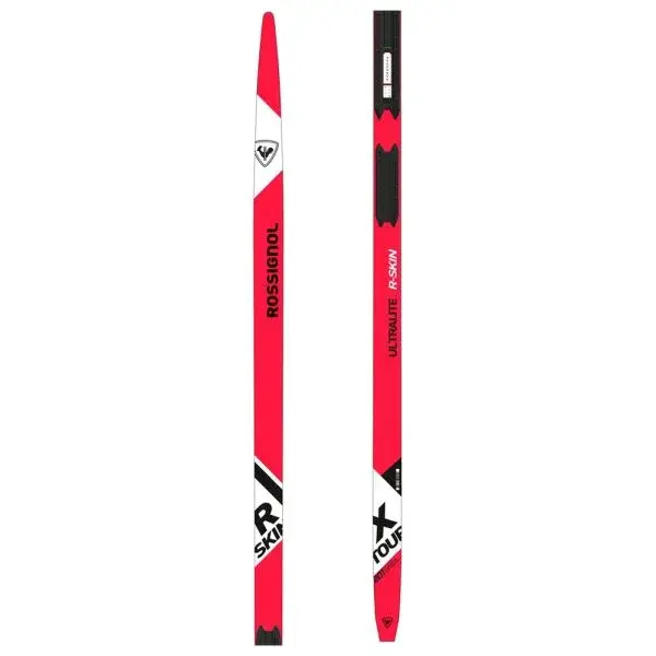 Rossignol R-SKIN ULTRA STIFF-XC Klasické bežecké lyže so stúpacími pásmi, červená, veľkosť