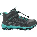 Crossroad DUSTY MID Juniorská treková obuv, sivá, veľkosť