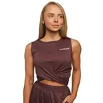 GymBeam BREEZE DOVE Dámsky top, hnedá, veľkosť