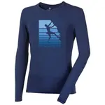 PROGRESS VANDAL BOULDER Pánske bambusové tričko, tmavo modrá, veľkosť