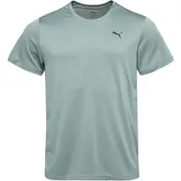 Puma M TAD ESSENTIALS SOLID CAT TEE Pánske tričko, svetlo zelená, veľkosť