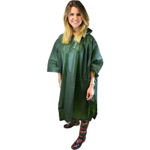 Pidilidi PONCHO Pláštenka, tmavo zelená, veľkosť UNI