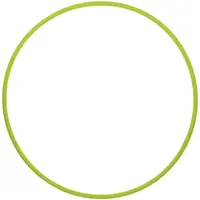 Fitforce HULA HOOP 80 Gymnastická obruč, zelená, veľkosť