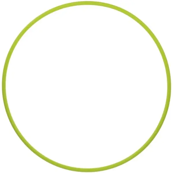 Fitforce HULA HOOP 80 Gymnastická obruč, zelená, veľkosť