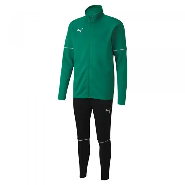 Puma TEAM GOAL TRACKSUIT CORE JR Chlapčenská  tepláková súprava, zelená, veľkosť