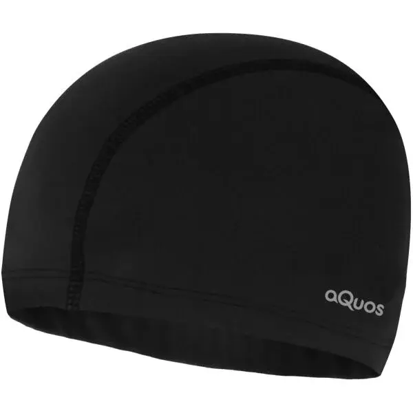 AQUOS COBIA Plavecká čiapka, čierna, veľkosť