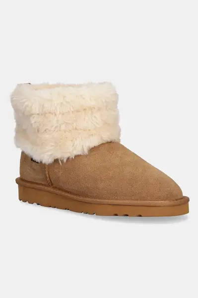 Semišové sněhule Answear.LAB hnědá barva