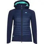 PROGRESS EQ VESNA Dámska jazdecká hybridná bunda, tmavo modrá, veľkosť