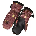 Matt MITTEN Detské lyžiarske rukavice, hnedá, veľkosť 4Y