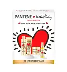 Pantene Pro-V Xmass sada Keith Haring šampon, maska, kondicionér a olej 4 ks