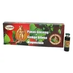 GOLDEN Panax Ginseng + Ginkgo Biloba + Magnézium ampulky 10 x 10 ml