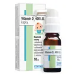 GENERICA Vitamín D3 400 I.U. kvapky 10 ml