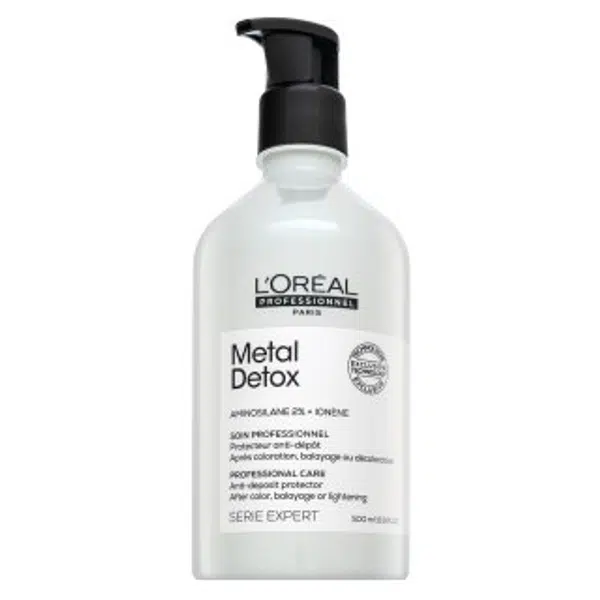 L´Oréal Professionnel Série Expert Metal Detox Professional Care Anti-deposit Protector čistiaci balzam pre ochranu a lesk vlasov 500 ml