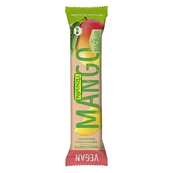 RAPUNZEL Tyčinka mango-baobab BIO 40 g