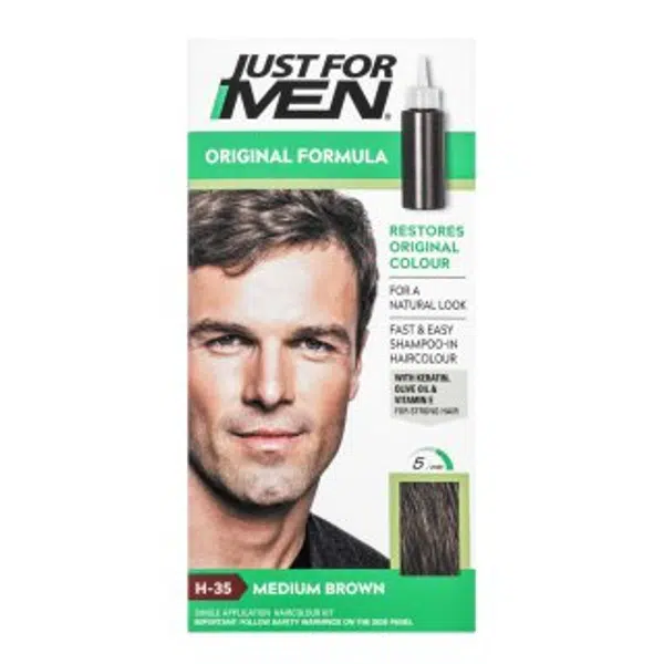 Just For Men Shampoo-in Haircolour farebný šampon pre mužov H35 Medium Brown 66 ml