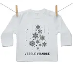 Boodyy Tričko s dlhým rukávom Veselé Vianoce 80 (9-12 mesiacov)