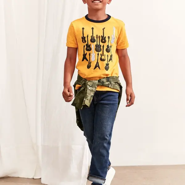 GAP Dětské džíny v-straight med - Kluci