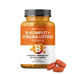 MOVit B-Komplet + Kyselina listová PREMIUM, 90 tabliet