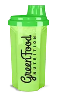 GreenFood Nutrition Shaker Transparent Green 1ks