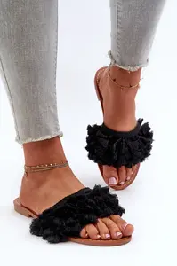 Boto Dámské černé sandály s frčkami Rialle