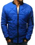 Pánská bunda prošívaná bomber jacket modrá Dstreet