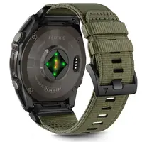 Tech-Protect Nylon Classic remienok na Garmin Fenix 5x / 5x Plus / 6x / 6x Pro / 7x / 8 51mm, olive