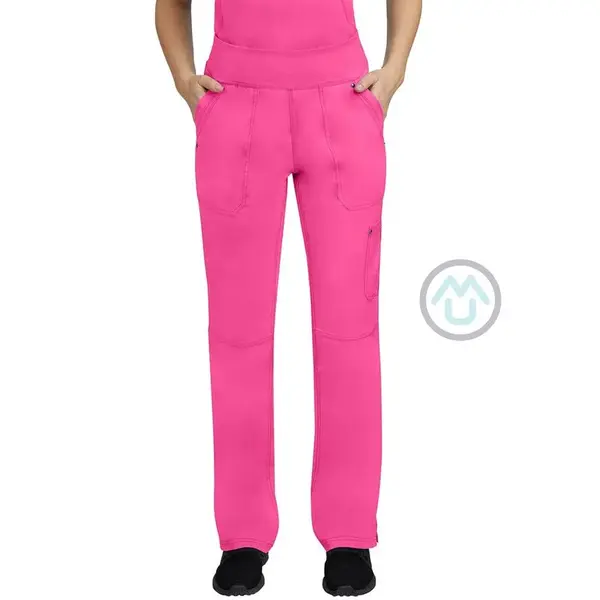 Dámske nohavice na gumu v páse TORI - ružová XS