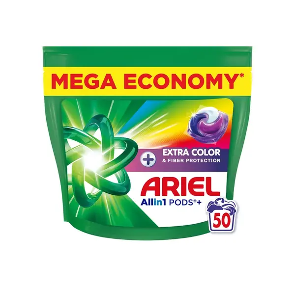 Ariel Complete Allin1 +, kapsuly na pranie, 50 praní