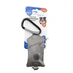 DUVO+ Nylonový zásobník na sáčky vrátane 15 sáčkov - sivý 6x20x1,5cm